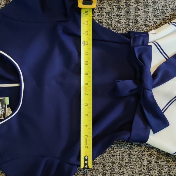 Vintage Sailor Knit Dress, Size Small - Picture 3 of 9